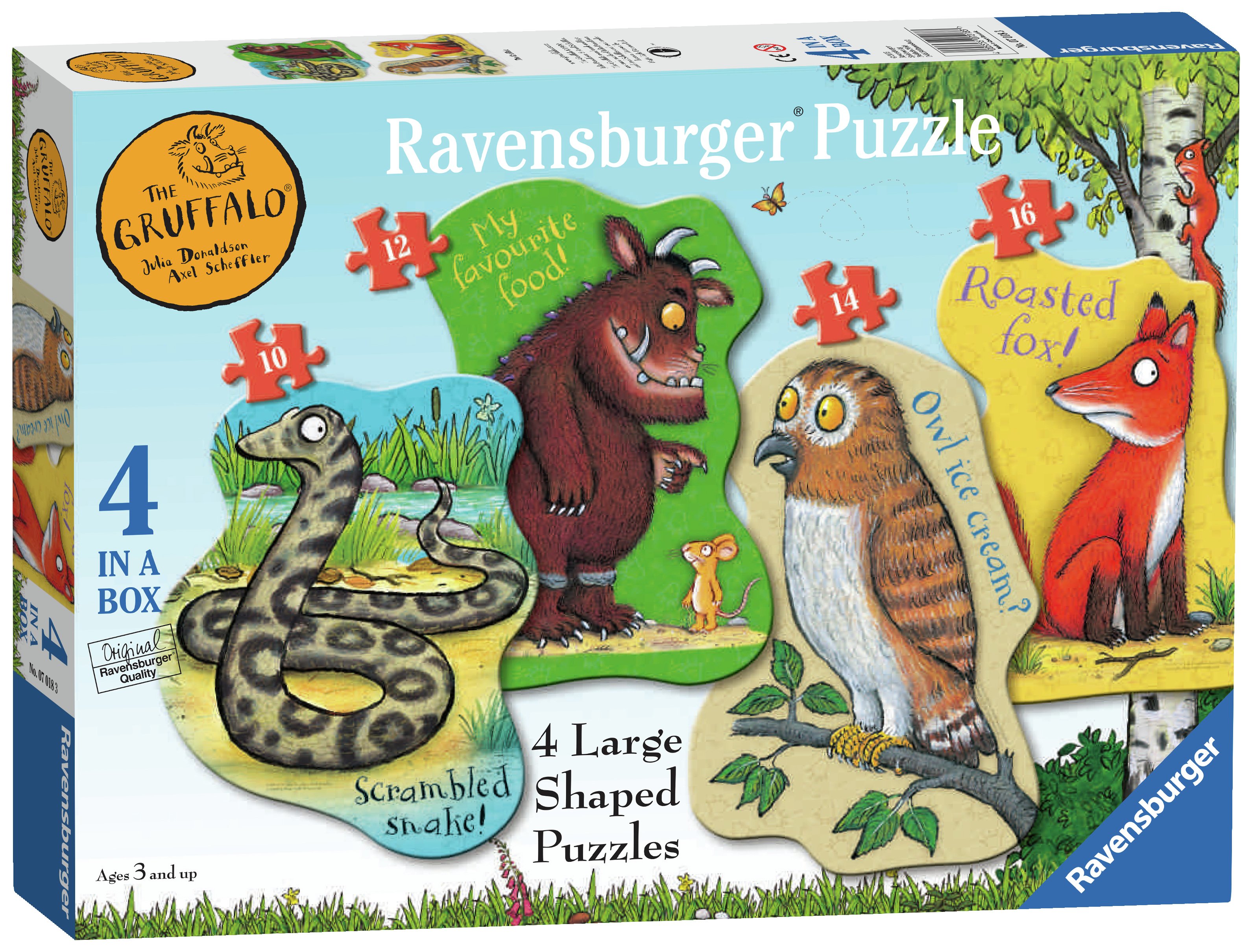 4 Games BNIB Ravensburger The Gruffalo Card Games for Kids Age 3 Years and Up